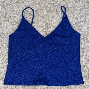 Glitter crop top